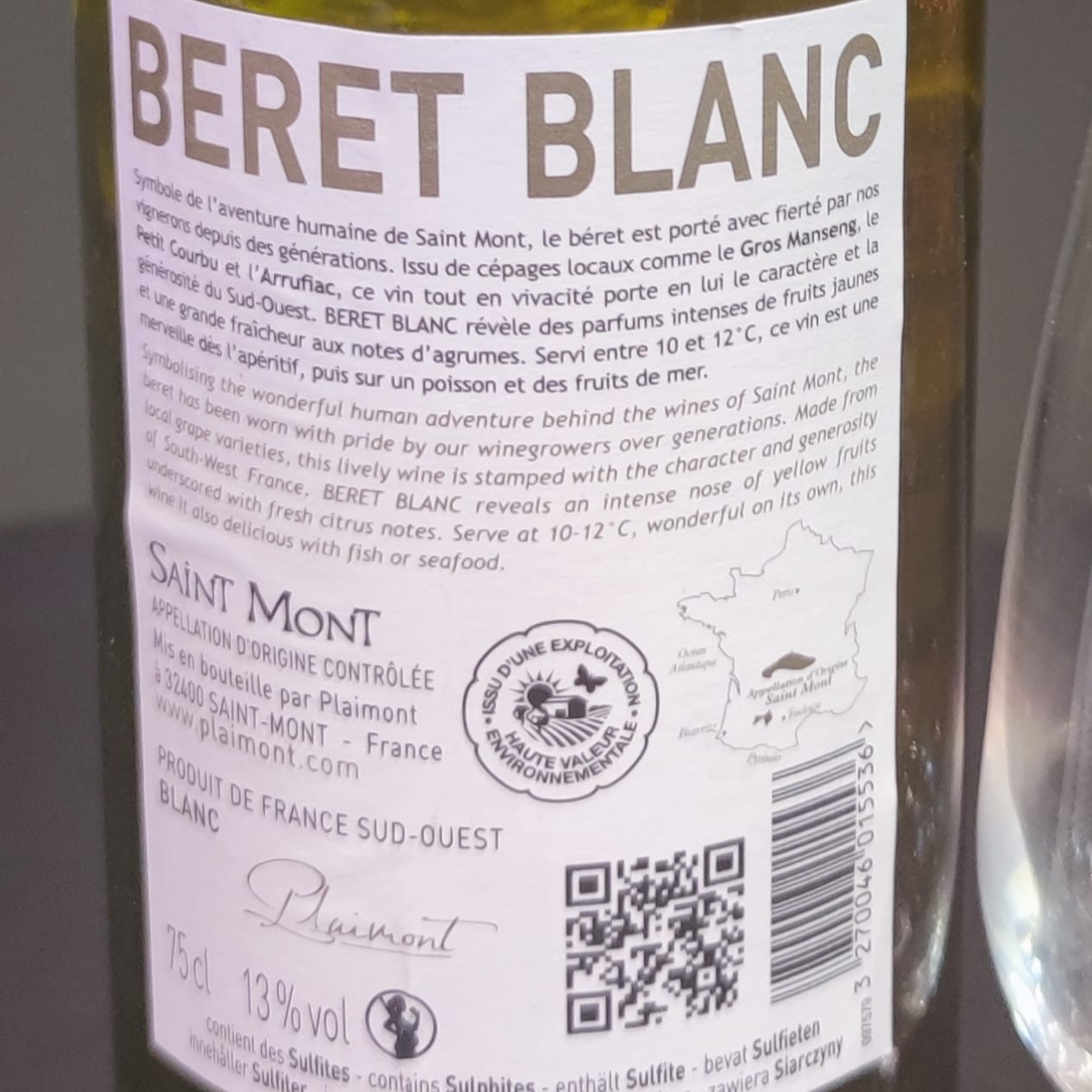 Beret Blanc - Saint Mont - 2020