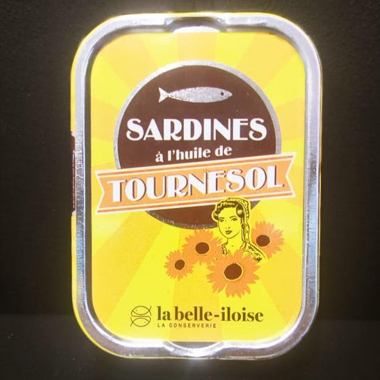 Sardines à l'huile de tournesol