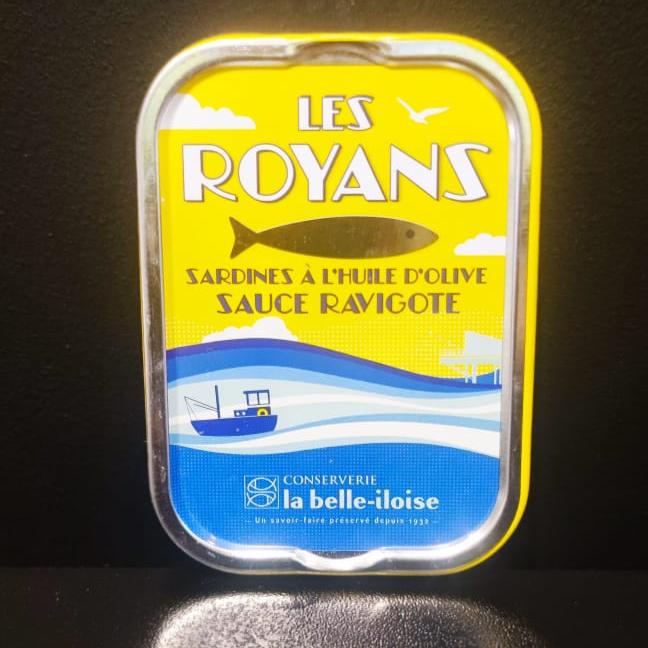 Sardines Les Royans huile d'olive sauce ravigote